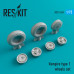 Shop DH.115 "Vampire" wheels set type 1 (1/72) Scale Plastic Models Kits. Accessories and Resin Parts. Reskit online Store