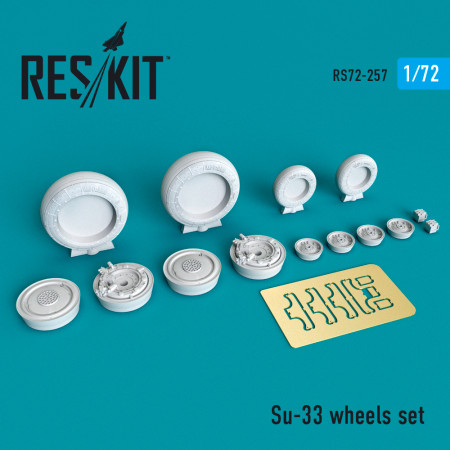 Shop Su-33 "Flanker-D" wheels set (1/72) Scale Plastic Models Kits. Accessories and Resin Parts. Reskit online Store