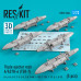 Shop Triple ejector rack A/A37B-6 (TER-7) (5 pcs) (1/72) Scale Plastic Models Kits. Accessories and Resin Parts. Reskit online Store