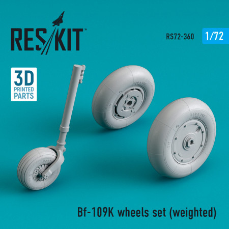 Shop Bf-109K wheels set (weighted) (1/72) Scale Plastic Models Kits. Accessories and Resin Parts. Reskit online Store
