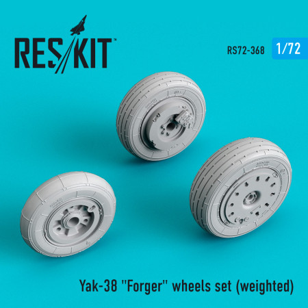 Shop Yak-38 "Forger" wheels set (weighted) (1/72) Scale Plastic Models Kits. Accessories and Resin Parts. Reskit online Store