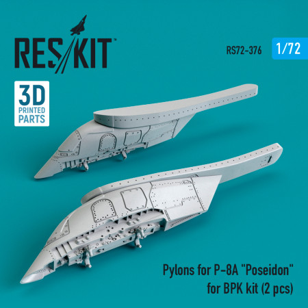 Shop Pylons for P-8A "Poseidon" for BPK kit (2 pcs) (3D Printed) (1/72) Scale Plastic Models Kits. Accessories and Resin Parts. Reskit online Store