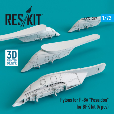 Shop Pylons for P-8A "Poseidon" for BPK kit (4 pcs) (3D Printed) (1/72) Scale Plastic Models Kits. Accessories and Resin Parts. Reskit online Store