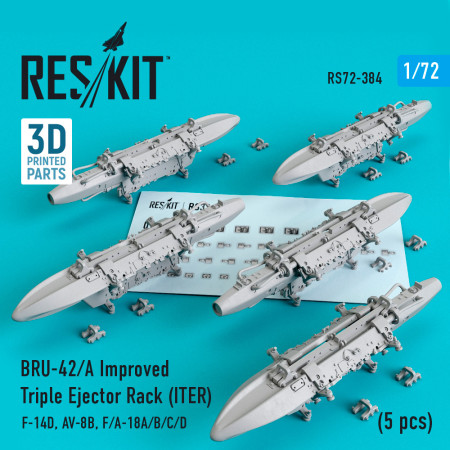 BRU-42/A Improved Triple Ejector Rack (ITER) (5 pcs) (1/72) Shop BRU-42/A Improved Triple Ejector Rack (ITER) (5 pcs) (1/72) Scale Plastic Models Kits. Accessories and Resin Parts. Reskit online Store