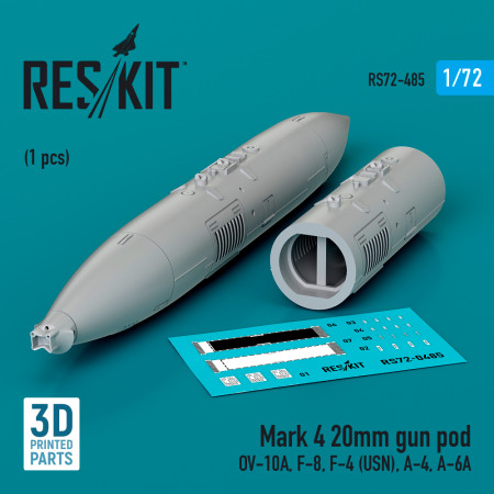 Mark 4 20mm gun pod (1 pcs) (3Д Друк) (1/72) Купити Mark 4 20mm gun pod (1 pcs) (3Д Друк) (1/72) Збірні пластикові моделі. Аксесуари та смоляні запчастини деталі. Інтернет магазин Reskit