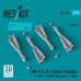 Shop AIM-4 (A, B) "Falcon" missiles (4 pcs) (3D Printed) (1/72) Scale Plastic Models Kits. Accessories and Resin Parts. Reskit online Store