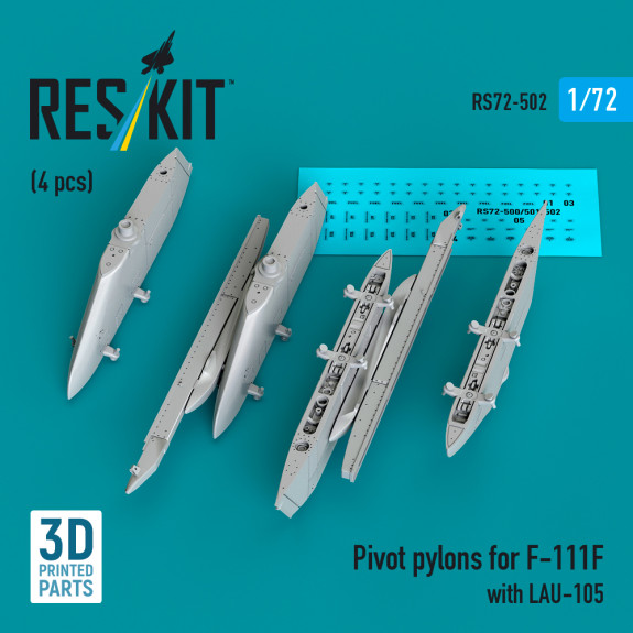 Shop Pivot pylons for F-111F with LAU-105 (4 pcs) (1/72) Scale Plastic Models Kits. Accessories and Resin Parts. Reskit online Store