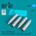 Shop Matra-155 rocket pod (4 pcs) () (3D Printed) (1/72) Scale Plastic Models Kits. Accessories and Resin Parts. Reskit online Store