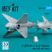 Shop R-40TD (AA-6 "Acrid") missiles (2 pcs) (3D Printed) (1/72) Scale Plastic Models Kits. Accessories and Resin Parts. Reskit online Store