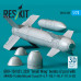 Shop GBU-15(V)21,22/B "Small Wing" bombs (2 pcs) with AN/AXQ-14 data link pod (1 pcs) (3D Printed) (1/72) Scale Plastic Models Kits. Accessories and Resin Parts. Reskit online Store