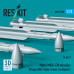 Shop Matra MICA-EM missiles (4 pcs) (3D Printed) (1/72) Scale Plastic Models Kits. Accessories and Resin Parts. Reskit online Store