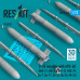 Shop S-24 missiles with APU-68 (4 pcs) (3D Printed) (1/72) Scale Plastic Models Kits. Accessories and Resin Parts. Reskit online Store