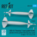 Shop GBU-10 "Paveway I" laser guided bombs with BSU-37/B fin and BSU-3A/B wing (slow speed) (2 pcs) (3D Printed) (1/72) Scale Plastic Models Kits. Accessories and Resin Parts. Reskit online Store