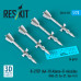 Shop R-27EP (AA-10 Alamo-F) missiles (4 pcs) (3D Printed) (1/72) Scale Plastic Models Kits. Accessories and Resin Parts. Reskit online Store