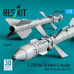 Shop R-27EP (AA-10 Alamo-F) missiles (4 pcs) (3D Printed) (1/72) Scale Plastic Models Kits. Accessories and Resin Parts. Reskit online Store