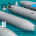 Shop BLU-1A (750 lb) napalm bombs (4 pcs) (3D Printed) (1/72) Scale Plastic Models Kits. Accessories and Resin Parts. Reskit online Store