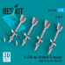 Shop R-27ER (AA-10 Alamo-C) missiles (4 pcs) (3D Printed) (1/72) Scale Plastic Models Kits. Accessories and Resin Parts. Reskit online Store