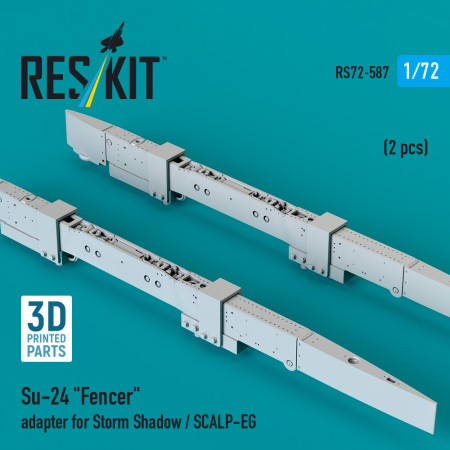 Shop Su-24 "Fencer" adapter for Storm Shadow / SCALP-EG (2 pcs) (3D Printed) (1/72) Scale Plastic Models Kits. Accessories and Resin Parts. Reskit online Store