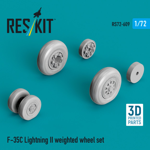 F-35C Lightning II weighted wheel set (3D Printed) (1/72) Shop F-35C Lightning II weighted wheel set (3D Printed) (1/72) Scale Plastic Models Kits. Accessories and Resin Parts. Reskit online Store