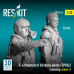 Shop F-4 Phantom II US Navy pilots (1970s) (standing, scene 1) (2 pcs) (3D Printed) (1/32) Scale Plastic Models Kits. Accessories and Resin Parts. Reskit online Store