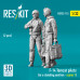 Shop F-14 Tomcat pilots (in a standing position - scene 1) (2 pcs) (3D Printed) (1/32) Scale Plastic Models Kits. Accessories and Resin Parts. Reskit online Store