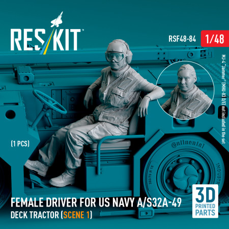 Shop Female driver for US NAVY A/S32A-49 Deck Tractor (scene 1) (1 pcs) (3D Printed) (1/48) Scale Plastic Models Kits. Accessories and Resin Parts. Reskit online Store