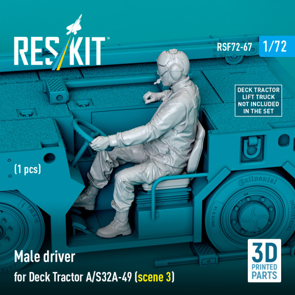 Shop Male driver for Deck Tractor A/S32A-49 (scene 3) (1 pcs) (3D Printed) (1/72) Scale Plastic Models Kits. Accessories and Resin Parts. Reskit online Store