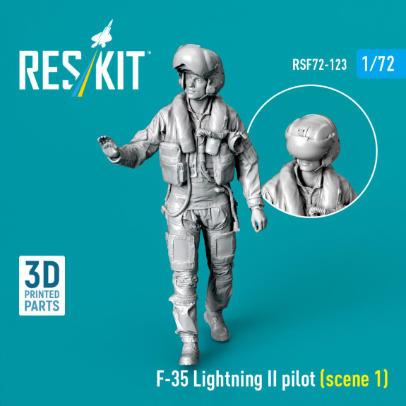F-35 Lightning II pilot (scene 1) (3D Printed) (1/72) Shop F-35 Lightning II pilot (scene 1) (3D Printed) (1/72) Scale Plastic Models Kits. Accessories and Resin Parts. Reskit online Store
