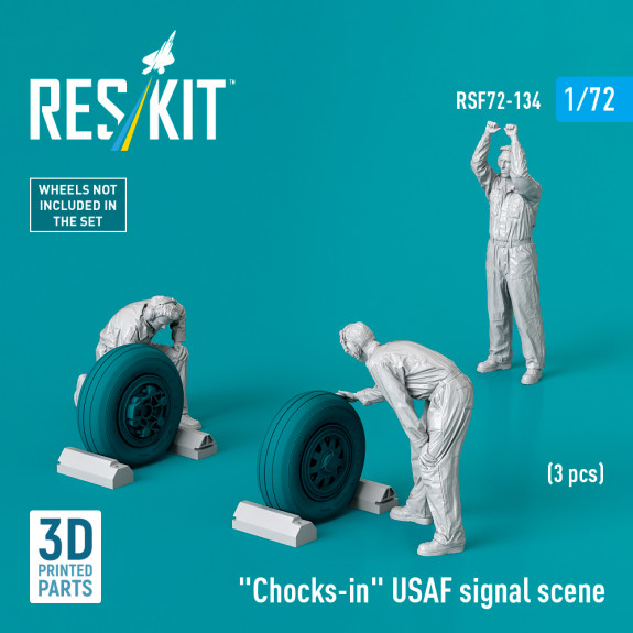 Chocks-in USAF signal scene (3 pcs) (3D Printed) (1/72) Shop Chocks-in USAF signal scene (3 pcs) (3D Printed) (1/72) Scale Plastic Models Kits. Accessories and Resin Parts. Reskit online Store