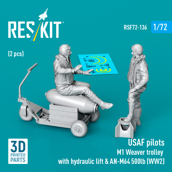 USAF pilots (2pcs) & M1 Weaver Hydraulic bomb lift & AN-M64 500lb (WW2) (3D Printed) (1/72) Shop USAF pilots (2pcs) & M1 Weaver Hydraulic bomb lift & AN-M64 500lb (WW2) (3D Printed) (1/72) Scale Plastic Models Kits. Accessories and Resin Parts. Reskit online Store