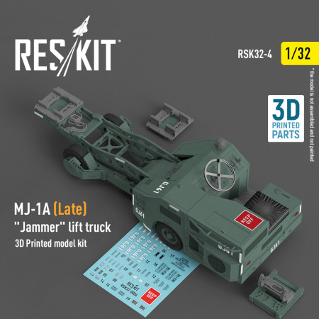 Shop MJ-1A (Late) "Jammer" lift truck  (3D Printed model kit) (1/32) Scale Plastic Models Kits. Accessories and Resin Parts. Reskit online Store