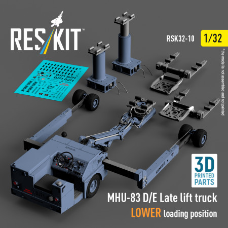 Shop MHU-83 D/E Late lift truck LOWER loading position (3D Printed model kit) (1/32) Scale Plastic Models Kits. Accessories and Resin Parts. Reskit online Store
