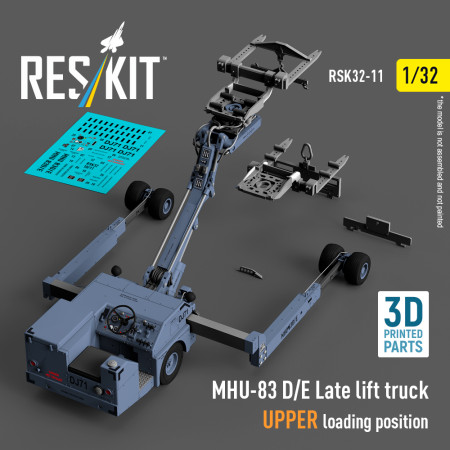 Shop MHU-83 D/E Late lift truck UPPER loading position (3D Printed model kit) (1/32) Scale Plastic Models Kits. Accessories and Resin Parts. Reskit online Store
