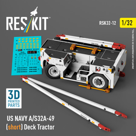 Shop US NAVY A/S32A-49 (short) Deck Tractor (3D Printed model kit) (1/32) Scale Plastic Models Kits. Accessories and Resin Parts. Reskit online Store