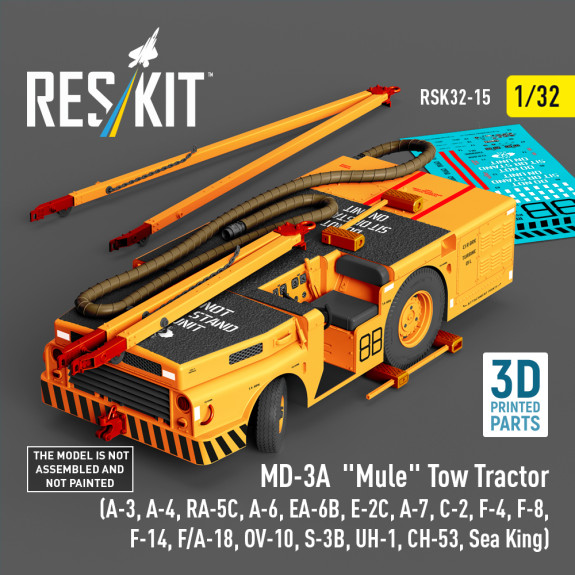 Shop MD-3A "Mule" Tow Tractor (3D Printed model kit) (1/32) Scale Plastic Models Kits. Accessories and Resin Parts. Reskit online Store