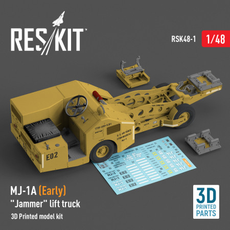 Shop MJ-1A (Early) "Jammer" lift truck  (3D Printed model kit) (1/48) Scale Plastic Models Kits. Accessories and Resin Parts. Reskit online Store