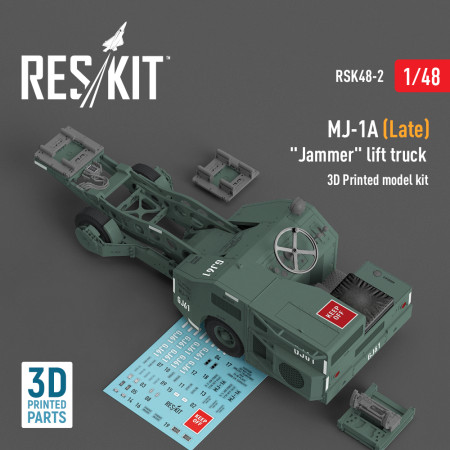 Shop MJ-1A (Late) "Jammer" lift truck  (3D Printed model kit) (1/48) Scale Plastic Models Kits. Accessories and Resin Parts. Reskit online Store