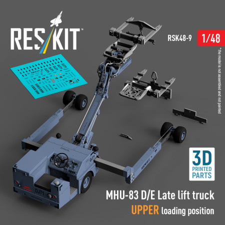 Shop MHU-83 D/E Late lift truck UPPER loading position (3D Printed model kit) (1/48) Scale Plastic Models Kits. Accessories and Resin Parts. Reskit online Store