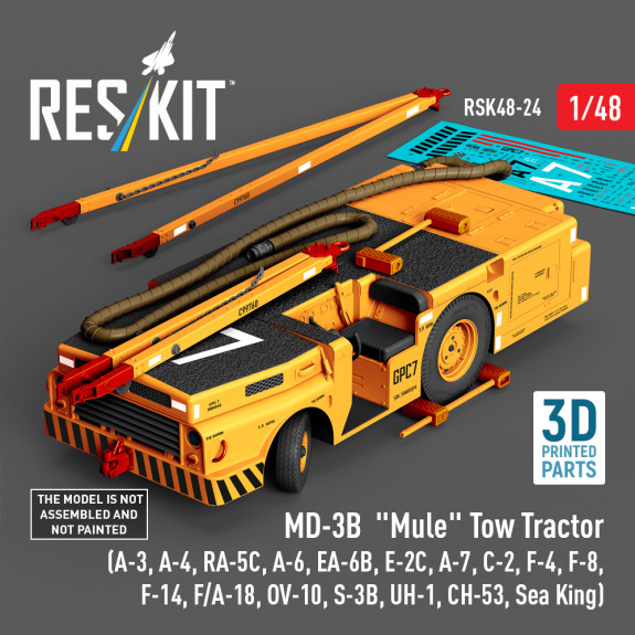 Shop MD-3B "Mule" Tow Tractor (3D Printed model kit) (1/48) Scale Plastic Models Kits. Accessories and Resin Parts. Reskit online Store
