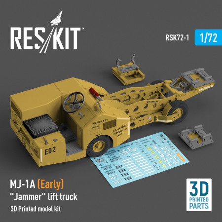 Shop MJ-1A (Early) "Jammer" lift truck  (3D Printed model kit) (1/72) Scale Plastic Models Kits. Accessories and Resin Parts. Reskit online Store