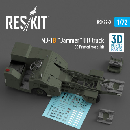 Shop MJ-1B "Jammer" lift truck (3D Printed model kit) (1/72) Scale Plastic Models Kits. Accessories and Resin Parts. Reskit online Store