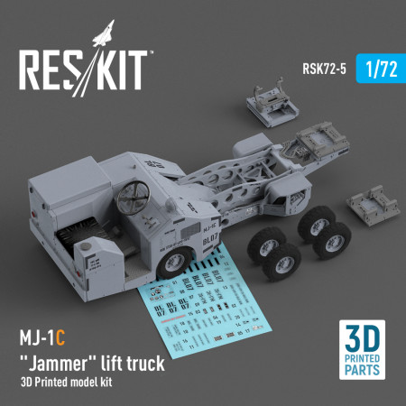 Shop MJ-1C "Jammer" lift truck  (3D Printed model kit) (1/72) Scale Plastic Models Kits. Accessories and Resin Parts. Reskit online Store