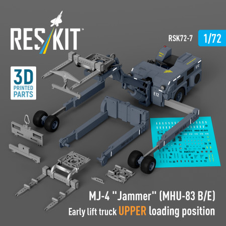Shop MJ-4 "Jammer" (MHU-83 B/E) Early lift truck UPPER loading position (3D Printed model kit) (1/72) Scale Plastic Models Kits. Accessories and Resin Parts. Reskit online Store