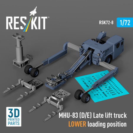Shop MHU-83 (D/E) Late lift truck LOWER loading position (3D Printed model kit) (1/72) Scale Plastic Models Kits. Accessories and Resin Parts. Reskit online Store