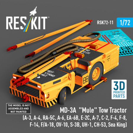 Shop MD-3A "Mule" Tow Tractor (3D Printed model kit) (1/72) Scale Plastic Models Kits. Accessories and Resin Parts. Reskit online Store