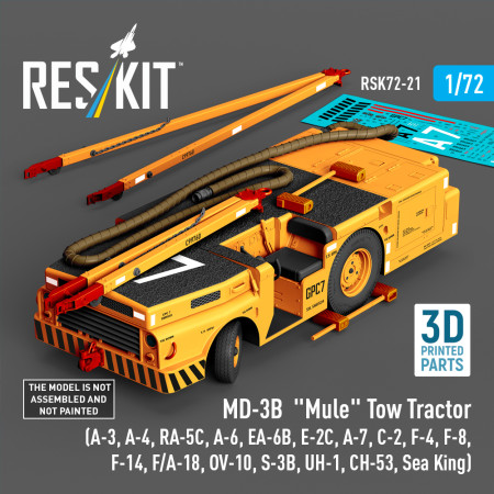 Shop MD-3B "Mule" Tow Tractor (3D Printed model kit) (1/72) Scale Plastic Models Kits. Accessories and Resin Parts. Reskit online Store