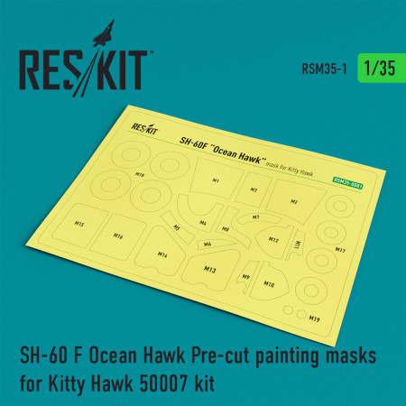 Shop SH-60F "Ocean Hawk" Pre-cut painting masks for Kitty Hawk / Zimimodel 50007 kit (1/35) Scale Plastic Models Kits. Accessories and Resin Parts. Reskit online Store