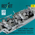 Shop OV-10 (A,C) "Bronco" cockpit (Detailed edition), landing gear, wheel bays and weighted wheels for Kitty Hawk / Zimimodel kit (3D Printed) (1/32) Scale Plastic Models Kits. Accessories and Resin Parts. Reskit online Store