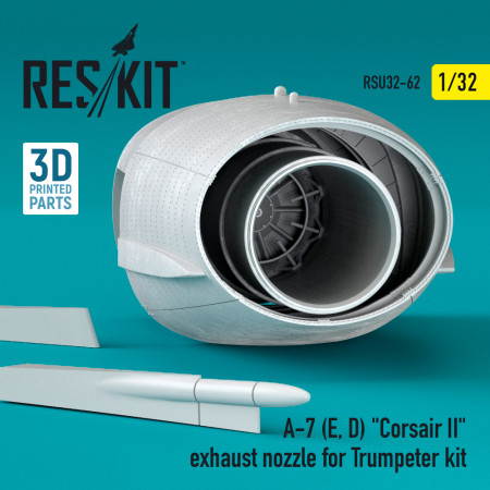Shop A-7 (E, D) "Corsair II" exhaust nozzle for Trumpeter kit (1/32) Scale Plastic Models Kits. Accessories and Resin Parts. Reskit online Store