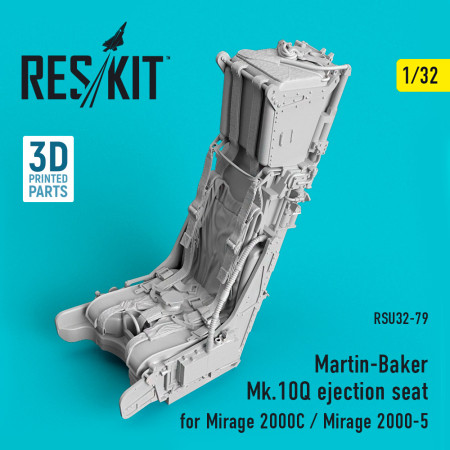 Shop Martin-Baker Mk.10Q ejection seat for Mirage 2000C/Mirage 2000-5 (1/32) Scale Plastic Models Kits. Accessories and Resin Parts. Reskit online Store